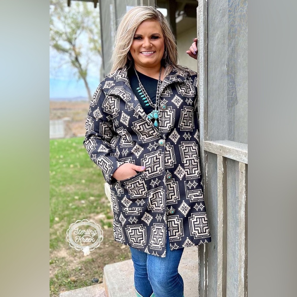 Aztec Print Jacket - Picture 5 of 6